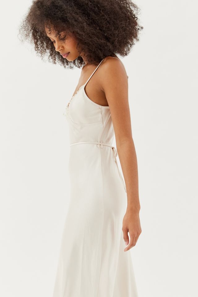 Robe Midi en Satin Motel Padil #2