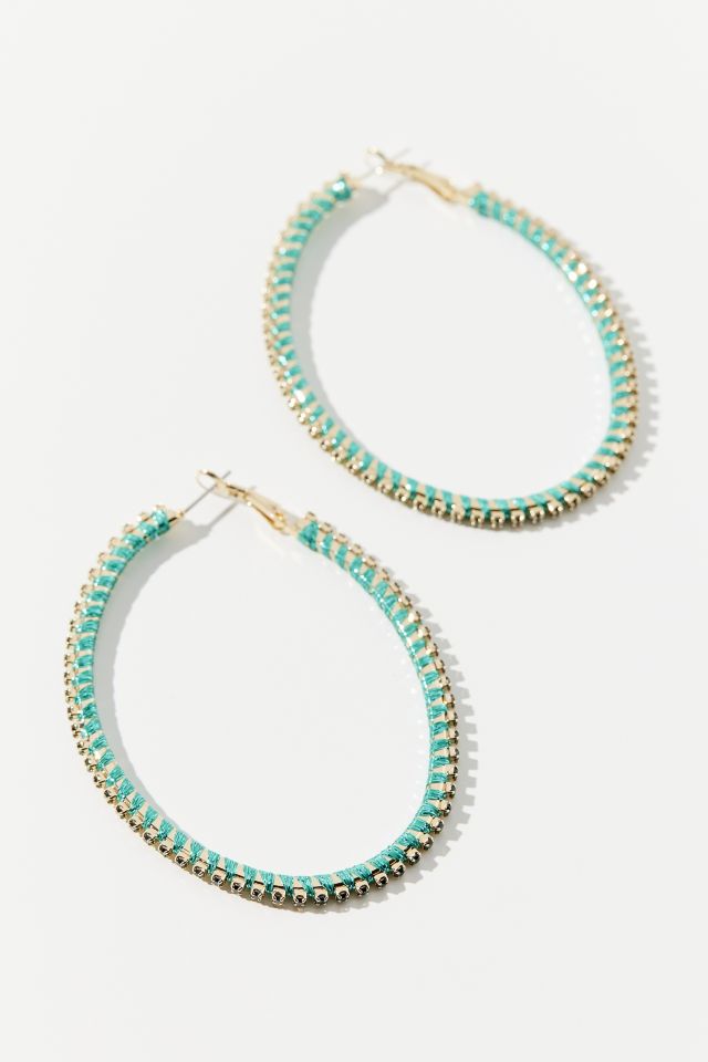 Orion Rhinestone Hoop Earring #1