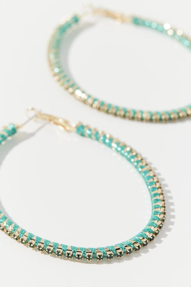 Orion Rhinestone Hoop Earring #2