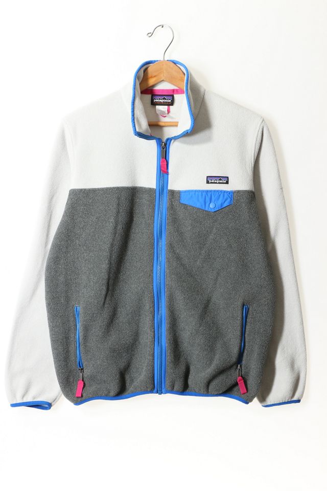 Vintage Patagonia Full Zip Color Block Polar Fleece Jacket Vintage Patagonia Full Zip Color Block Polar Fleece Jacket
