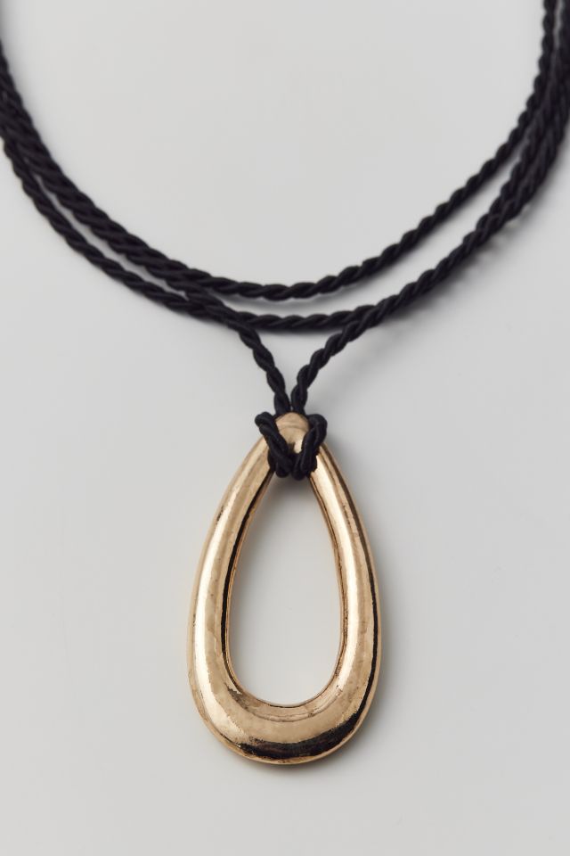Corey Oval Corded Necklace #2