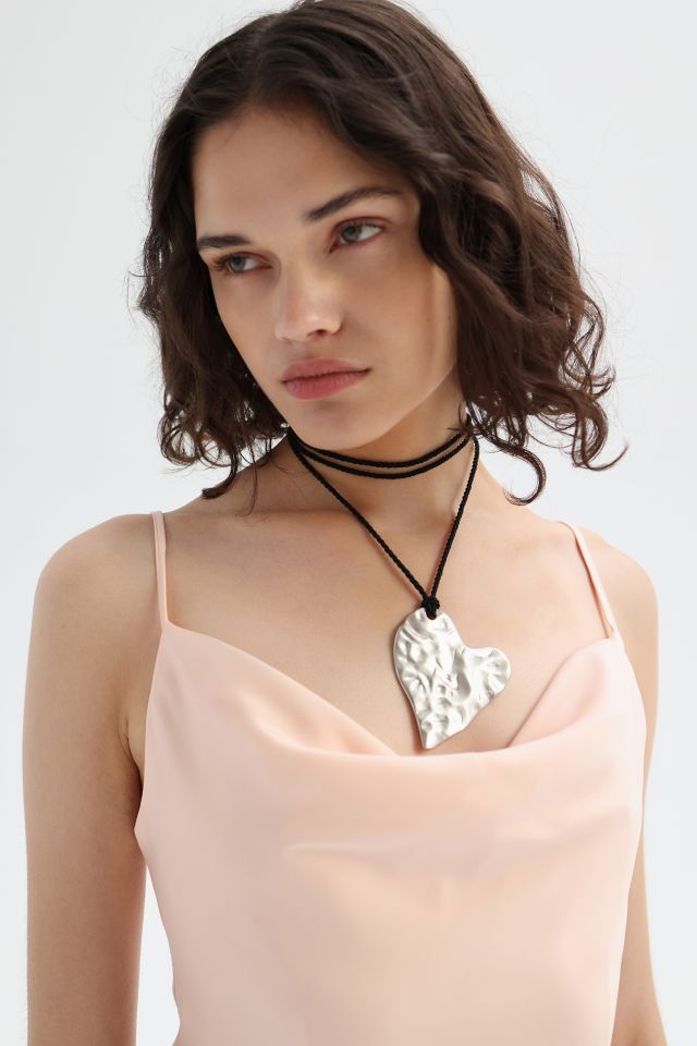 Anette Heart Corded Necklace #1