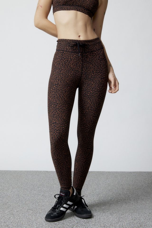 High waist women's leopard print leggings