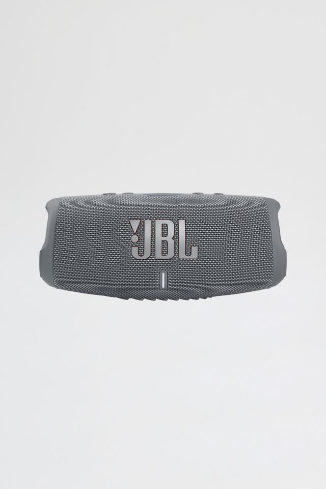 Gray Portable Waterproof Bluetooth Outdoor Speaker with Powerbank