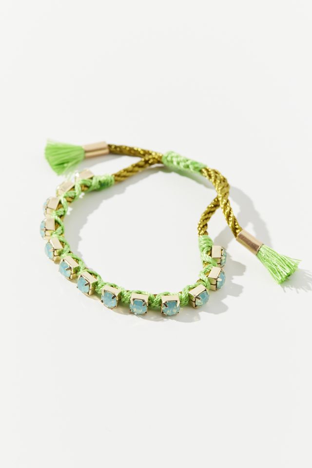 Bracelet Cordé Strass #1
