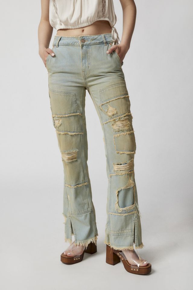 BDG Extreme Destroyed Bootcut Jean | Urban Outfitters Canada