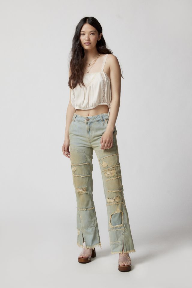 BDG Extreme Destroyed Bootcut Jean #1
