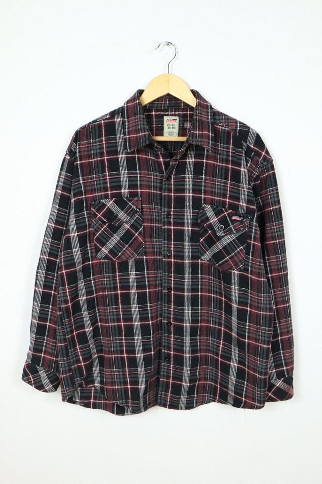 Vintage Dickies Heavyweight Plaid Button-Down 01 | Urban Outfitters