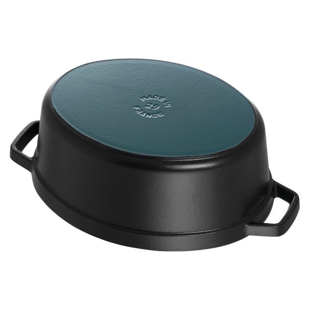 Staub Cast Iron Oval Cocotte, Dutch Oven, 5.75-quart, serves 5-6, Made in  France, Graphite, 5.75-qt - Pick 'n Save