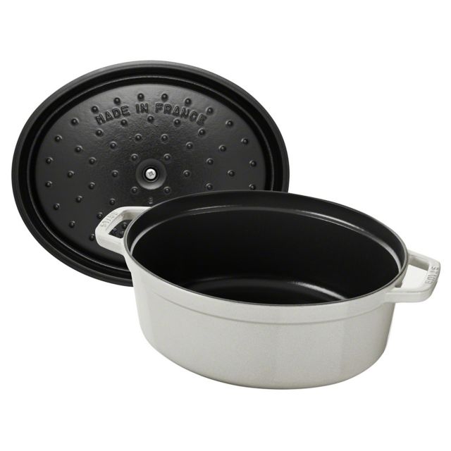 Staub Cast Iron Oval 5.75-quart Cocotte Dutch Oven Made in France #3