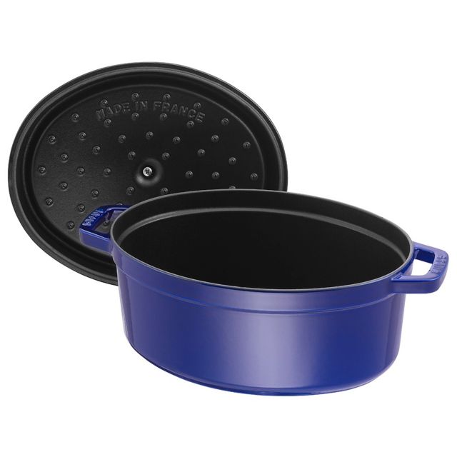 Staub Cast Iron Oval 5.75-quart Cocotte Dutch Oven Made in France #4