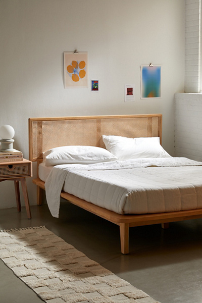 Urban Outfitters Marte Woven Windsor Platform Bed