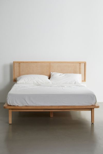 Urban Outfitters Marte Platform Bed In White