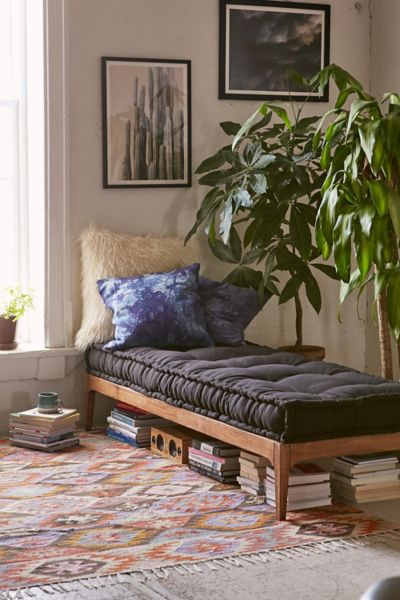 Urban Outfitters Rohini Daybed Cushion In Black At