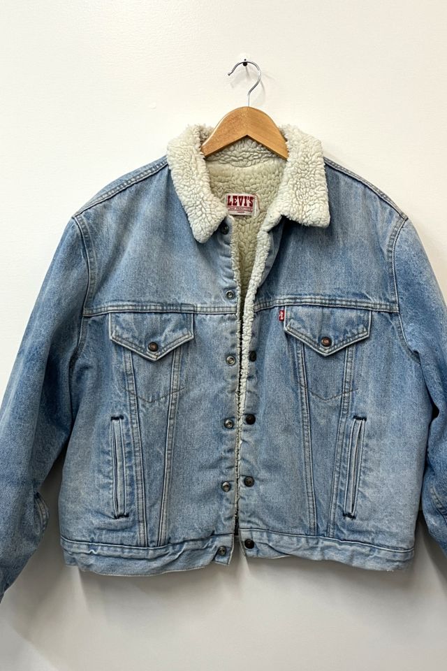 Vintage 70s Levi's Shearling Trucker Jacket | Urban Outfitters