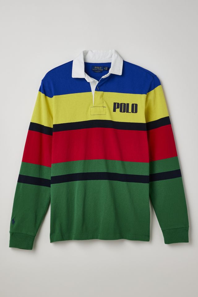 Polo Ralph Lauren 10/1 Long Sleeve Rugby Shirt | Urban Outfitters