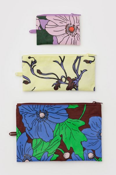 Baggu Flat Pouch Set In Poppy Mix At Urban Outfitters