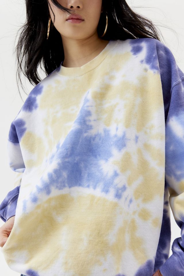 Urban Renewal Remade Star Dye Crew Neck Sweatshirt #2