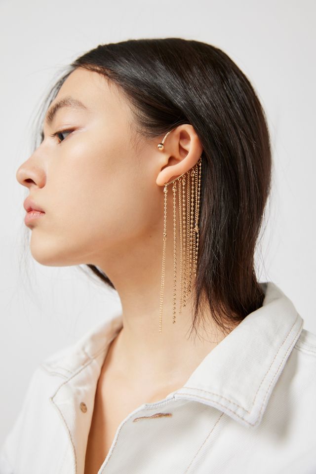 Wrap Tassel Ear Cuff Urban Outfitters Canada