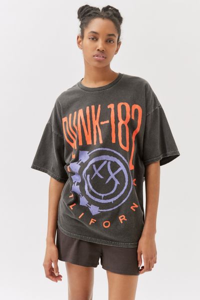 Urban Outfitters Blink 182 T-shirt Dress In Black