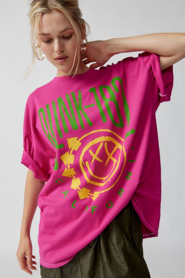 Blink 182 T Shirt Dress Urban Outfitters