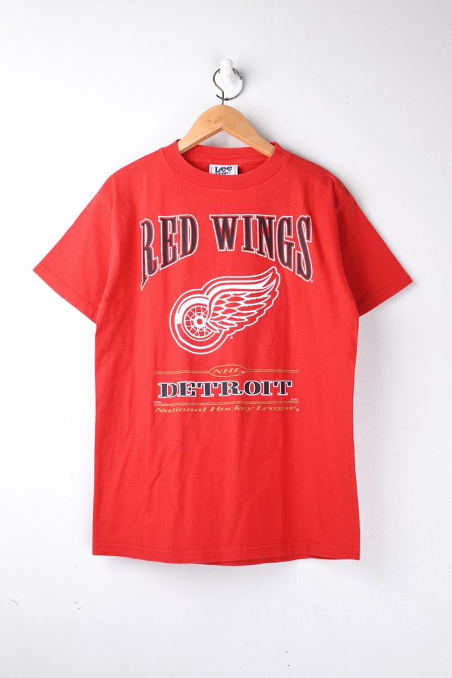 T-shirt vintage des Red Wings de Detroit des années 1990 / LNH -  France