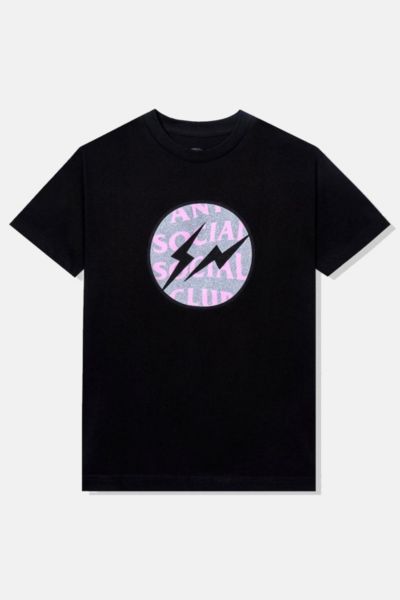 Anti Social Social Club X Fragment Called Interference Tee (fw22) In Black, Men's At Urban Outfitters