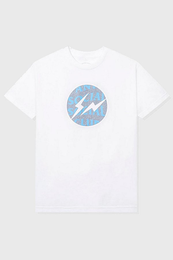 Anti Social Social Club X Fragment Called Interference Tee (fw22) In White