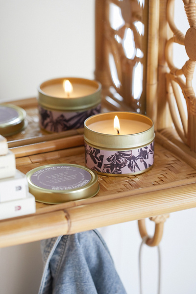 tobacco candle urban outfitters Artist Tin 4 oz Candle