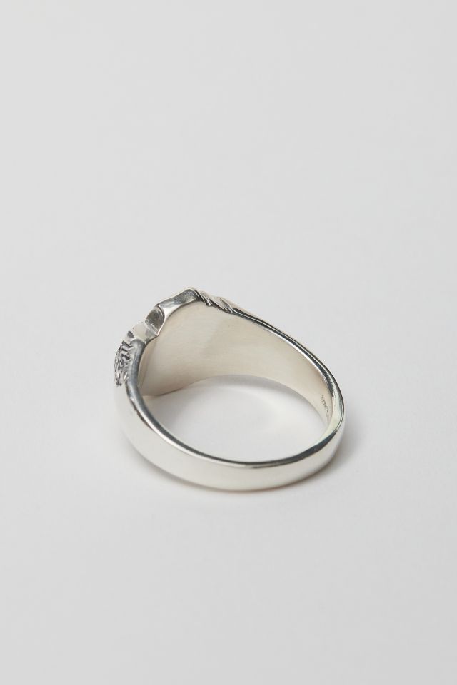 Serge DeNimes Silver Erode Ring #1