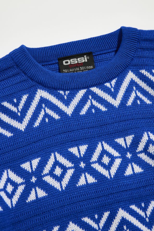 Vintage Ossi Crew Neck Ski Sweater | Urban Outfitters