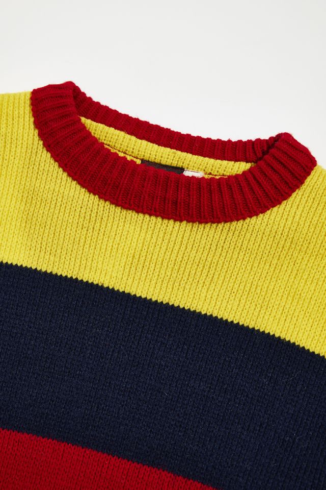 Vintage Sears Colorblock Crew Neck Sweater #1