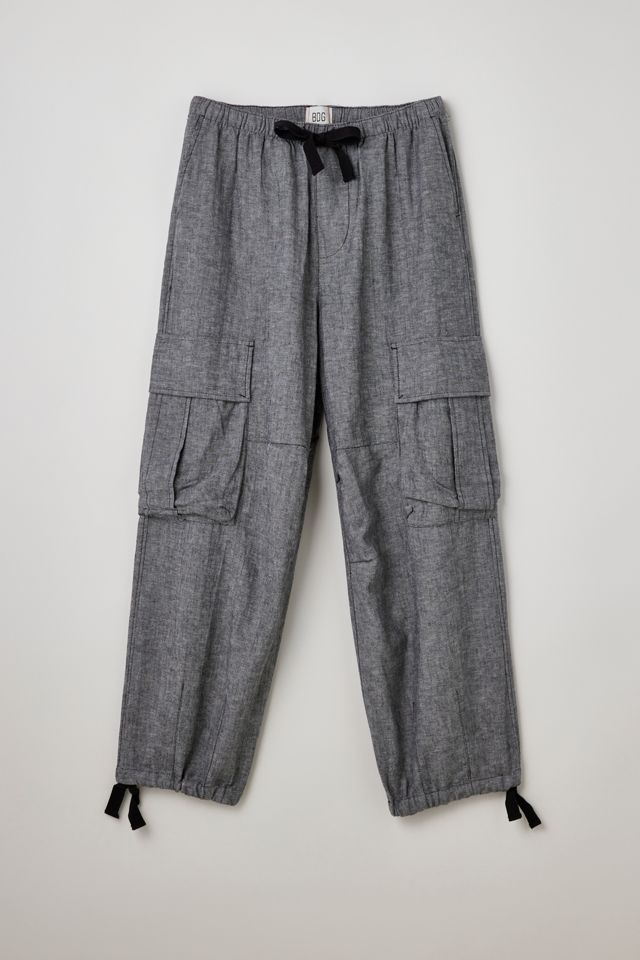 BDG Linen Surplus Cargo Pant Urban Outfitters Canada