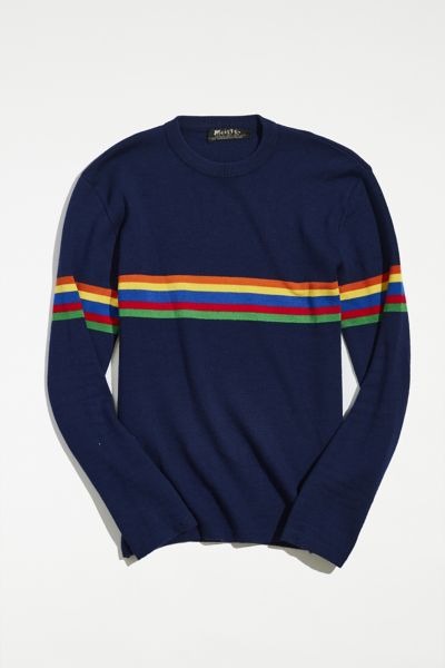 Navy rainbow cheap sweater