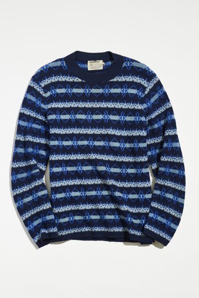 Tundra Vintage Multicolor Stripe Crewneck hot Sweater