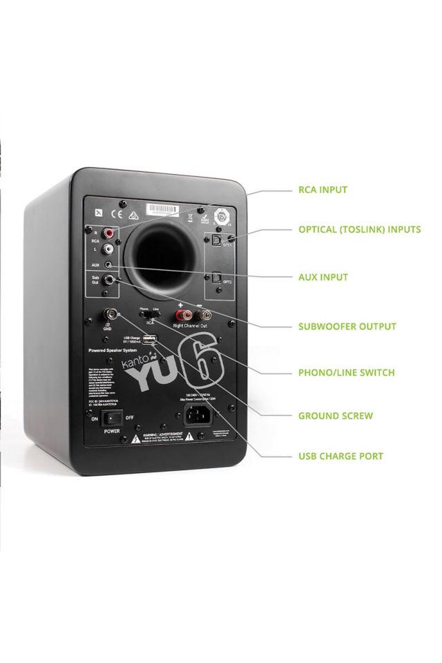 Kanto YU6 Powered Bluetooth Bookshelf Speaker Set #3