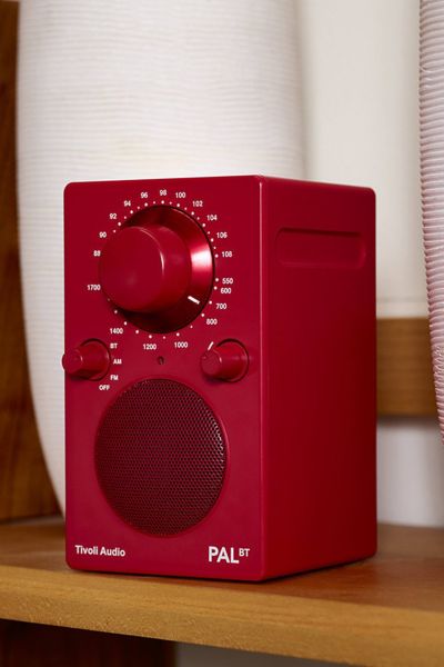 Tivoli Audio Pal Bt Bluetooth Am/fm Portable Radio & Speaker In Red At Urban Outfitters