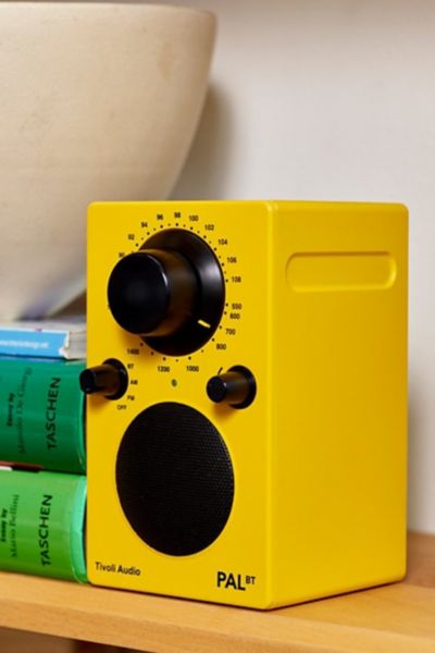 Tivoli Audio Pal Bt Bluetooth Am/fm Portable Radio & Speaker In Yellow At Urban Outfitters