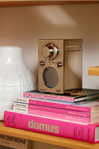 Tivoli Audio Pal Bt Bluetooth Am/fm Portable Radio & Speaker In Chrome At Urban Outfitters