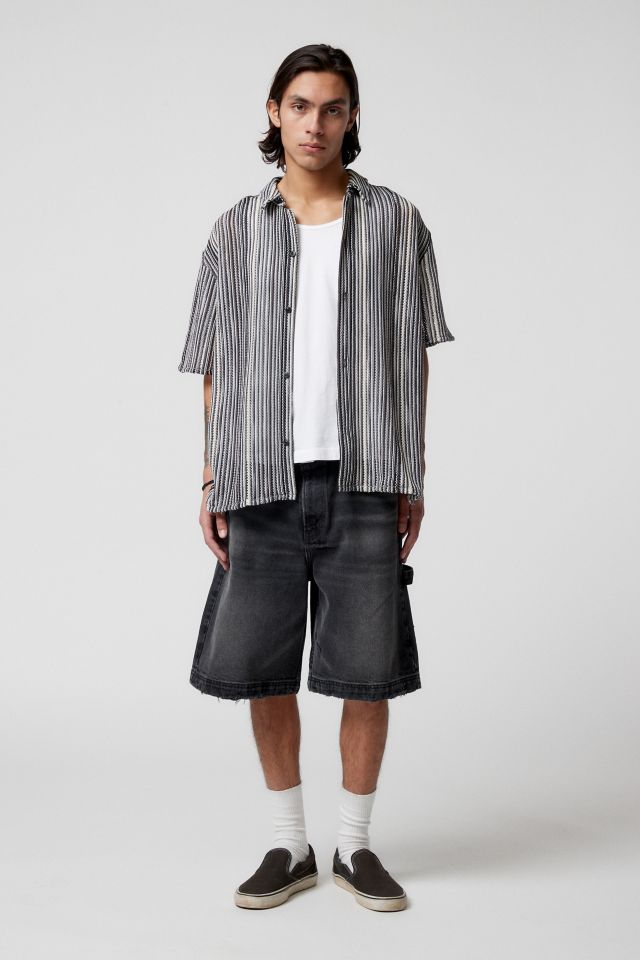 BDG Eli Striped Lace Shirt #2