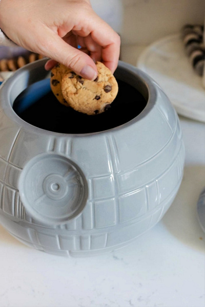 Toynk Star Wars Death Star Ceramic Cookie Jar Container In Grey
