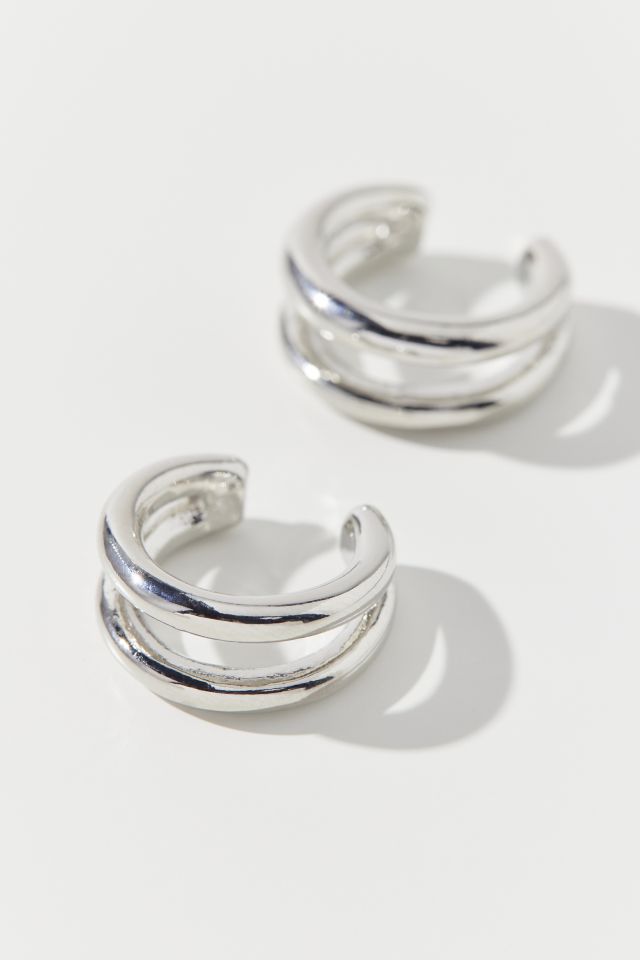 Double Hoop Ear Cuff Set | Urban Outfitters