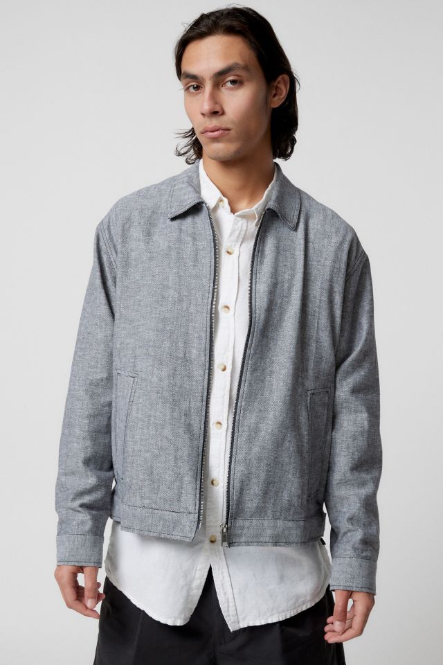 BDG Herringbone Zip Jacket | Urban Outfitters