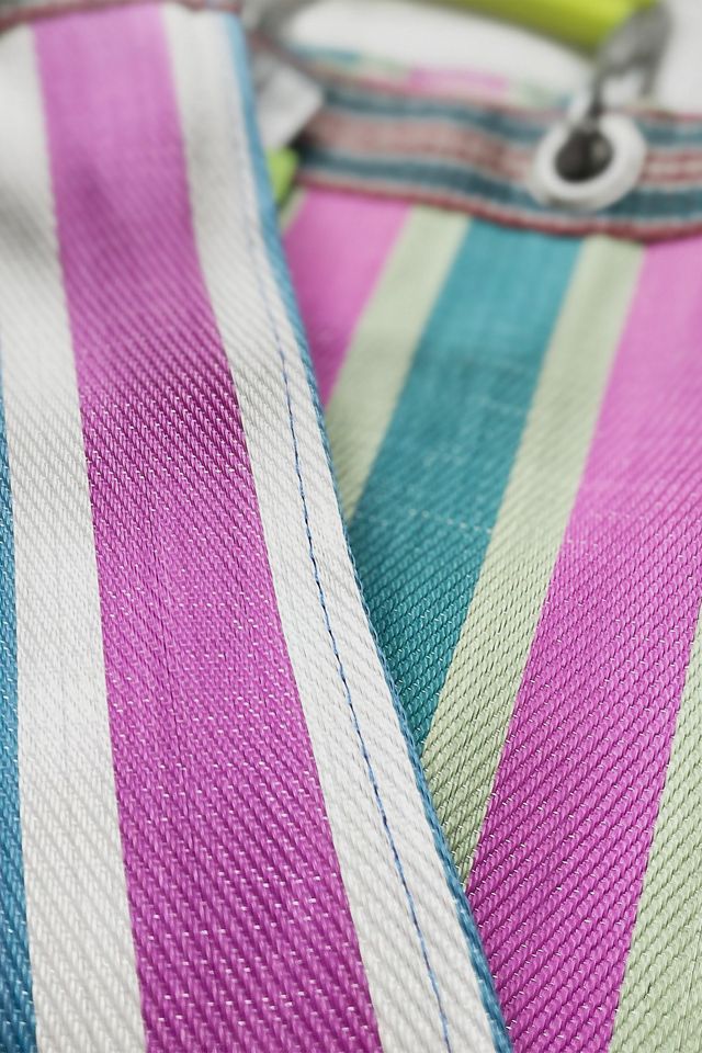 Puebco Tall Recycled Plastic Stripe Bag #2