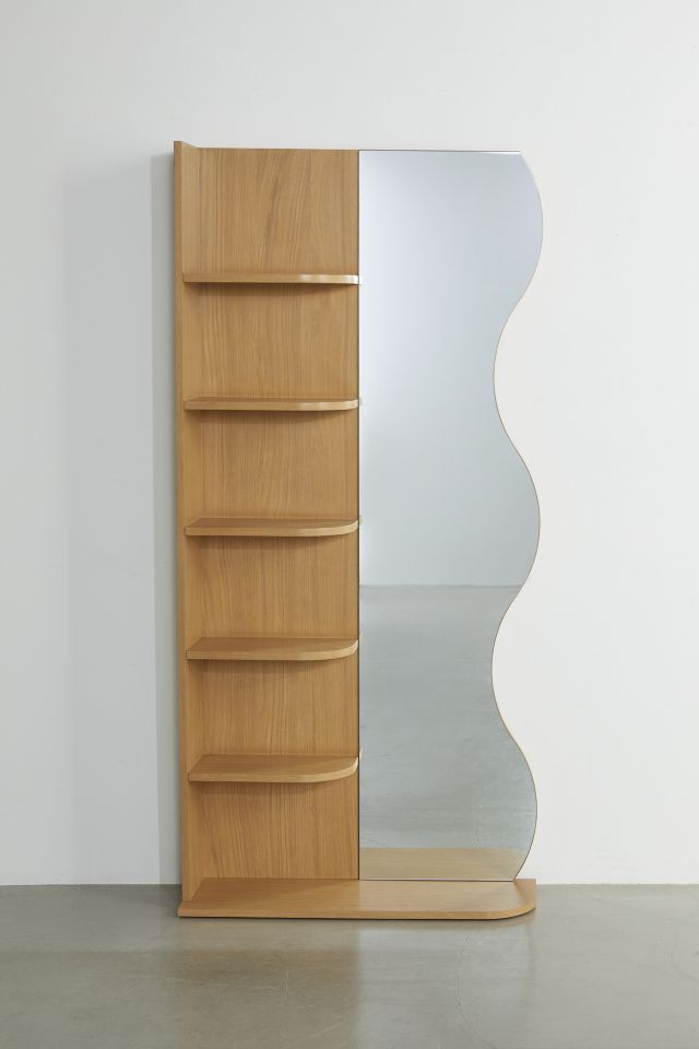 Ezra Wiggle Storage Mirror Shelf #1