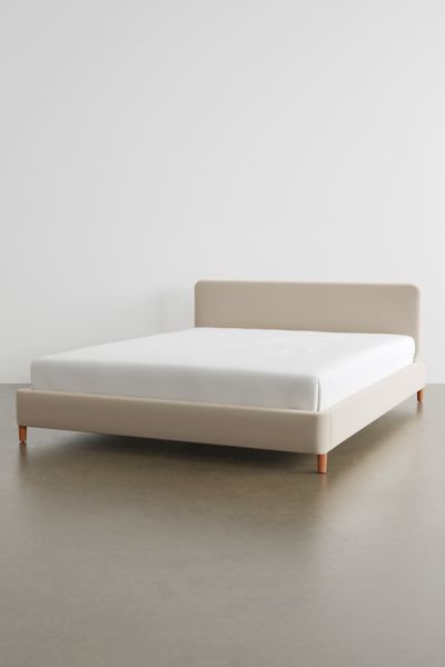 Riley Velvet Platform Bed | Urban Outfitters