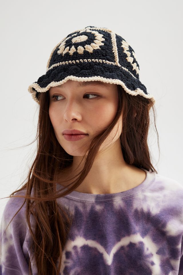 Bella Crochet Bucket Hat Urban Outfitters