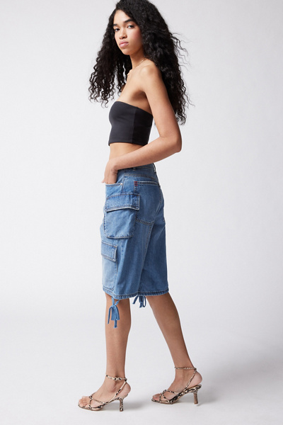 2chilly Josephin Joseph IN Hotpant Short Chino Pour Femme Bermuda D'été Short Cargo Denim Short En Jean, Jaune (zeste), 40