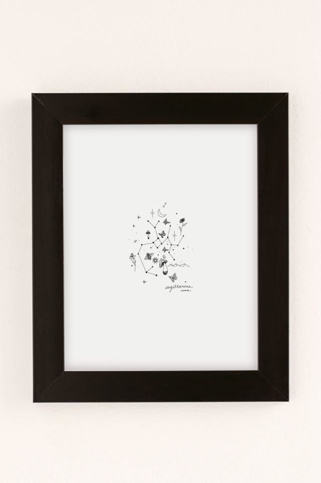 Bailey Drinkwater Sagittarius Zodiac Art Print | Urban Outfitters