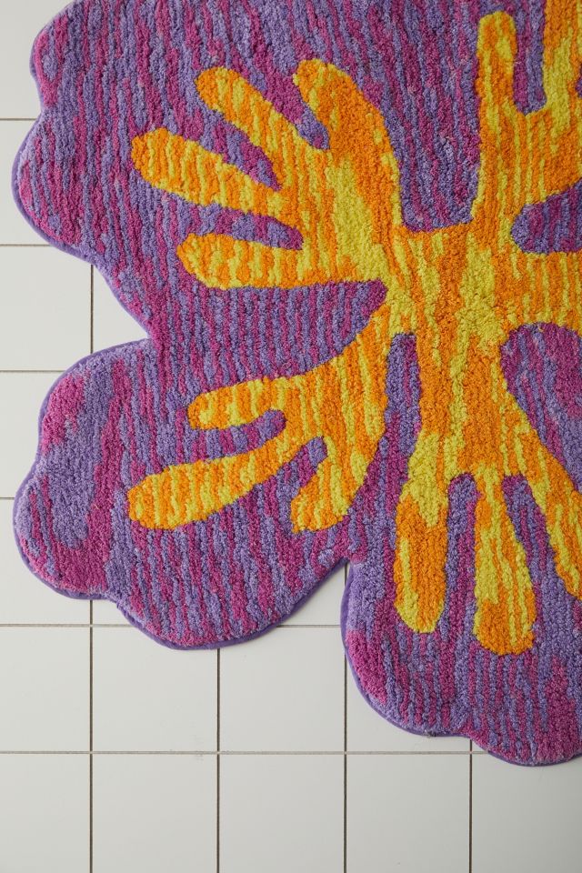 Tapis de Bain Hibiscus #3